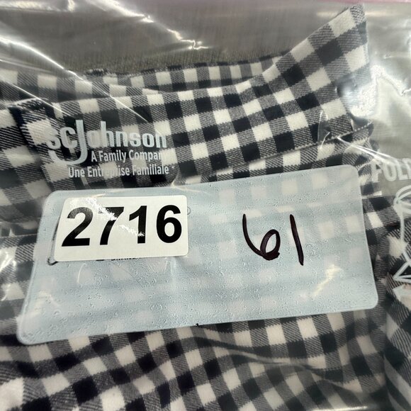 GAP Signature Skinny Ankle Pants Navy & White Plaid Size 8 Mid Rise Viscose Blen - Picture 15 of 15